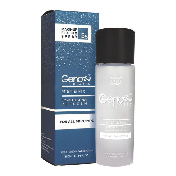 اسپری رطوبت رسان و تثبیت کننده آرایش ژنوبایوتیک مدل MIST & FIX حجم 100 میلی لیتر نمای ۲